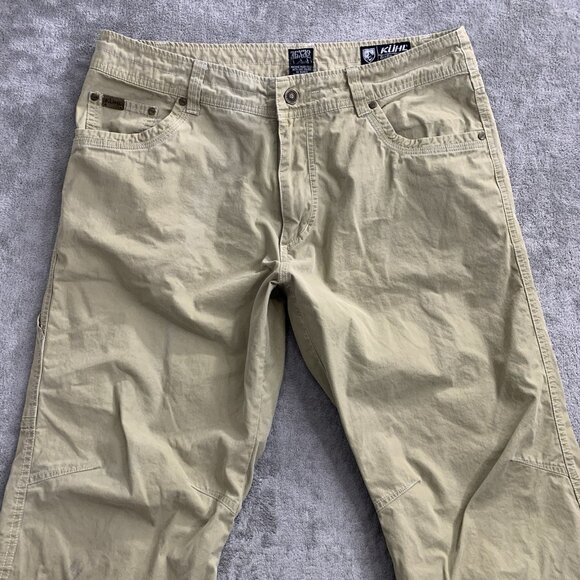 Kuhl Revolvr Pants Men's 36x32” Outdoor Hiking Gorpcore Beige Straight Leg *FLAW - Picture 12 of 16